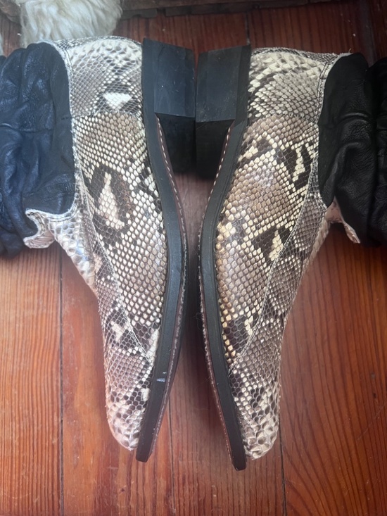 Vintage Leather Snakeskin Python Western Cowboy Boots 11.5” Long/Users/kathleenp main image 5